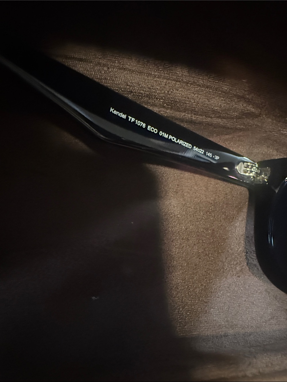 Tom Ford Kendel Polarized Sunglasses TF1076 01M Black 54mm TF1076 - Picture 8 of 11